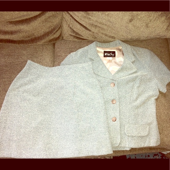 Vintage 80s/90s All That Jazz Skirt Suit Set - Picture 2 of 5